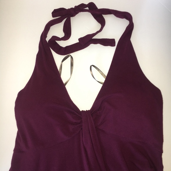 Tommy Bahama Dresses & Skirts - Tommy BAHAMA Faux Wrap Maxi Halter Dress Purple M